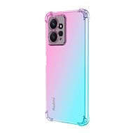 TopQ Kryt Xiaomi Redmi Note 12 Shock duhový mentolovo-růžový 96384 - Phone Cover