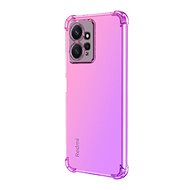 TopQ Kryt Xiaomi Redmi Note 12 Shock duhový růžovo-fialový 96382 - Phone Cover