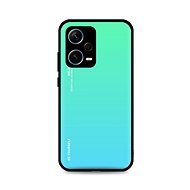 TopQ Kryt LUXURY Xiaomi Redmi Note 12 Pro+ 5G pevný duhový zelený 96740 - Phone Cover