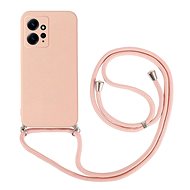 TopQ Kryt Xiaomi Redmi Note 12 růžový se šňůrkou 96408 - Phone Cover