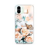 TopQ Kryt Xiaomi Redmi A2 Růže s motýlem 96253 - Phone Cover