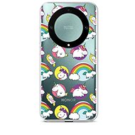 TopQ Kryt Honor Magic5 Lite 5G Chunky Unicorns 95731 - Phone Cover