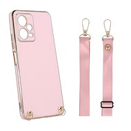 TopQ Kryt Xiaomi Redmi Note 12 5G Fancy růžový se šňůrkou 96458 - Phone Cover