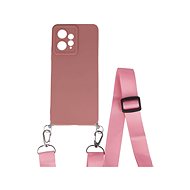 TopQ Kryt Xiaomi Redmi Note 12 Elegance růžový se šňůrkou 96454 - Phone Cover