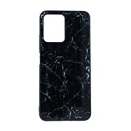 TopQ Kryt Marble Xiaomi Redmi Note 12 5G pevný Smoky Black 97574 - Phone Cover