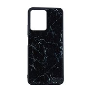 TopQ Kryt Marble Xiaomi Redmi Note 12 pevný Smoky Black 97573 - Phone Cover