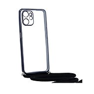 TopQ Kryt Realme 10 Frame černý se šňůrkou 98045 - Phone Cover