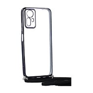 TopQ Kryt Xiaomi Redmi Note 12S Frame černý se šňůrkou 98239 - Phone Cover