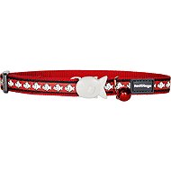 Red Dingo 12 mm reflexní, Fish Red - Cat Collar