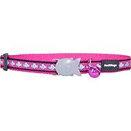 Red Dingo 12 mm reflexní, Fish Hot Pink - Cat Collar