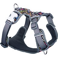 Red Dingo Harness Padded Squiggles Black 15 mm × 37-52 cm - Harness