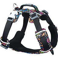 Red Dingo Harness Sport Squiggles Black 12 mm × 31-43 cm - Harness