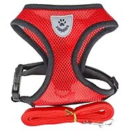REFLEX Dog collars with leash L - red - Harness