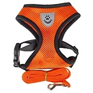 REFLEX Dog collars with leash L - orange - Harness