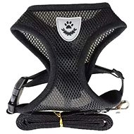 REFLEX Dog collars with leash XL - black - Harness