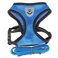 REFLEX Dog collars with leash blue - Harness