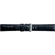 CONDOR Padded Croco Grain black - Watch Strap