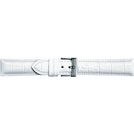 Condor Padded Croco Grain white - Watch Strap