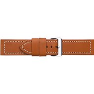 CONDOR Parallel Style Cut Edge Calf brown - Watch Strap