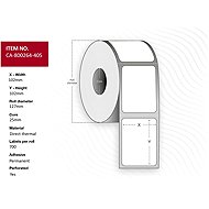 Capture labels 102 x 76 mm, roll diameter 25 mm, Direct Thermal, paper, permanent, perforated - Paper Labels