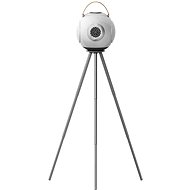 UB+ dB1 Doublebass BT TWS - lesklá bílá a stříbrný stojan - Bluetooth Speaker