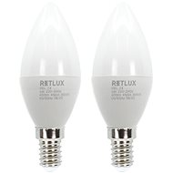 RETLUX REL 24 LED C37 2x5W E14 WW - LED Bulb