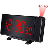 Retoo Budík s projektorem, černý  - Alarm Clock