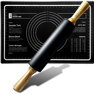 Retoo XXL Silicone Mat + Silicone Rolling Pin - Pastry Board