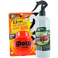 REXGLOSS Set Soft99 Glaco Roll On Max + Exterior Cleaner - Car Cosmetics Set