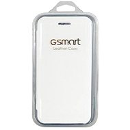 GIGABYTE GSmart kožené flip pouzdro bílé - Phone Case
