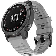 RhinoTech silicone for Garmin QuickFit 26mm grey - Watch Strap