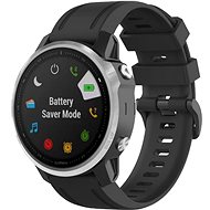 RhinoTech silicone for Garmin QuickFit 22mm black - Watch Strap