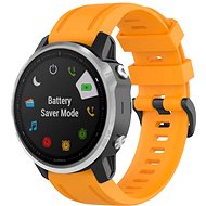 RhinoTech silicone for Garmin QuickFit 22mm orange - Watch Strap