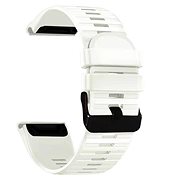 RhinoTech silicone for Garmin QuickFit 22mm white - Watch Strap