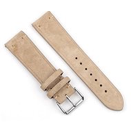 RhinoTech Leather Suede Quick Release 22mm beige - Watch Strap