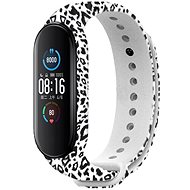 RhinoTech for Xiaomi Mi Band 5 White Motif White Tiger - Watch Strap