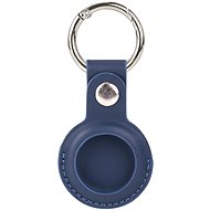 RhinoTech PU Key Case for Apple AirTag Dark Blue - AirTag Key Ring