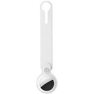 RhinoTech PU Case with Loop for Apple AirTag White - AirTag Loop