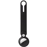 RhinoTech PU Case with Loop for Apple AirTag Black - AirTag Loop