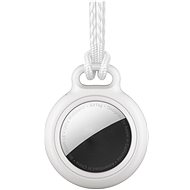 RhinoTech Locking Case with Loop for Apple AirTag White - AirTag Loop