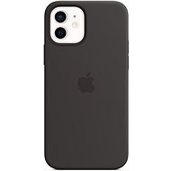 Apple iPhone 12/12 Pro fekete szilikon MagSafe tok - Telefon tok