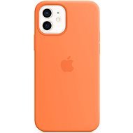 Apple iPhone 12 Mini Silicone Case with MagSafe, Kumquat Orange - Phone Cover