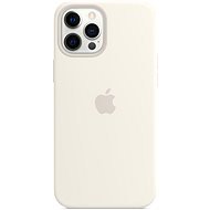 Apple iPhone 12 Pro Max Silicone Case with MagSafe, White - Phone Cover