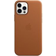 Apple iPhone 12 and 12 Pro Leather Case with MagSafe, Saddle Brown - Phone Cover