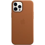 Apple iPhone 12 Pro Max vörösesbarna bőr MagSafe tok - Telefon tok