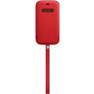 Apple iPhone 12 a 12 Pro Kožený návlek s MagSafe (PRODUCT) RED - Puzdro na mobil