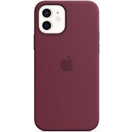 Apple iPhone 12 and 12 Pro Silicone Case with MagSafe, Plum - Phone Cover