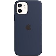 Apple iPhone 12 and 12 Pro Silicone Case with MagSafe, Navy Blue - Phone Cover
