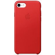 iPhone 7 Leather Case Red - Protective Case