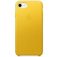 Schutzhülle iPhone 7 Leder Sonnenblumengelb - Schutzabdeckung